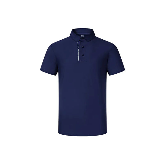 Men's soft POLO shirt [black/white/navy blue/red/bean paste green]