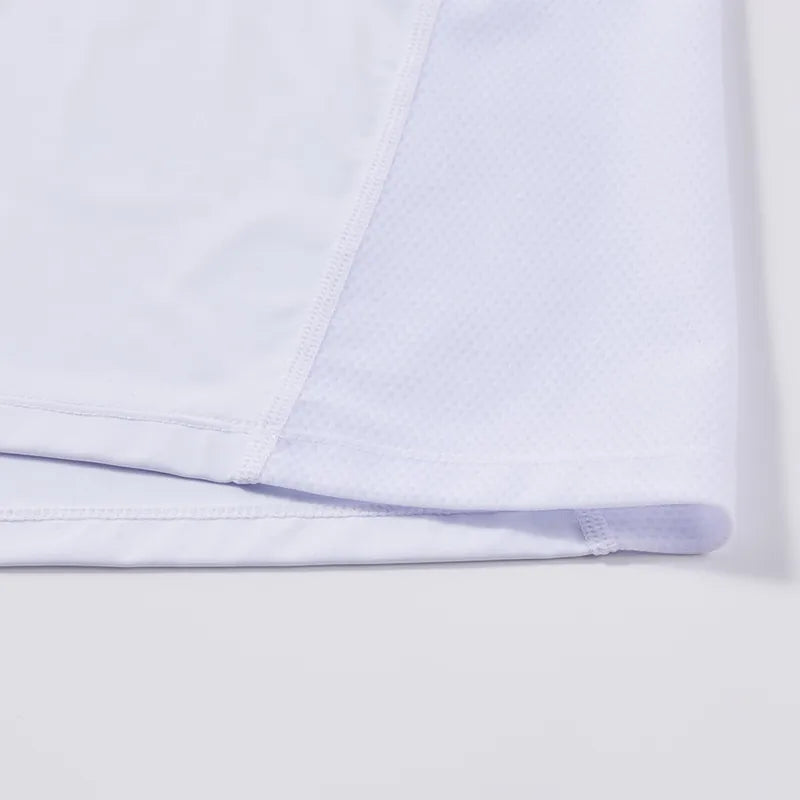 Men's UPF50+ safe sun protection sports short-sleeve [white]