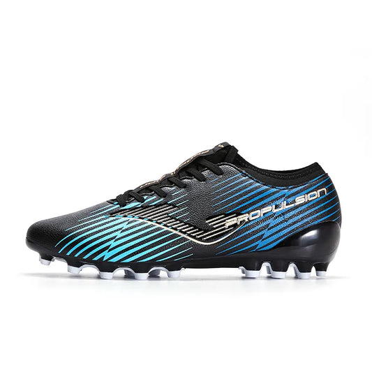 Adult soccer shoes PROPULSION 23 AG [Black and Blue] 