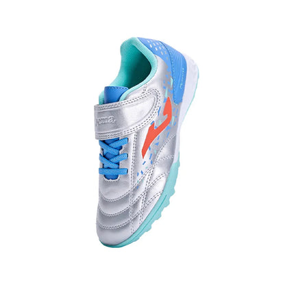 Children's Velcro spiked soccer shoes LIGA 02 - TF [Silver Lake Blue] 