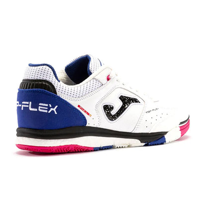 Futsal shoes TOP FLEX REBOUND 23 [white, blue and black] 