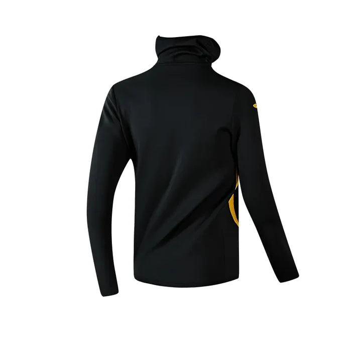 Adult high collar training long sleeves [Navy Blue]