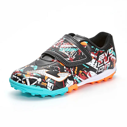 Children's spiked soccer shoes Evolution Jr 2302 TF [Black]