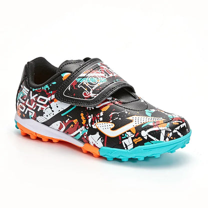 Children's spiked soccer shoes Evolution Jr 2302 TF [Black]