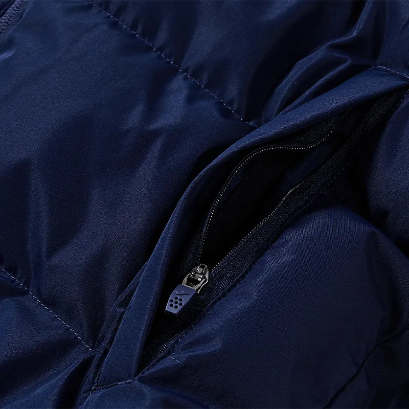 Children's long cotton jacket [black/navy blue] 