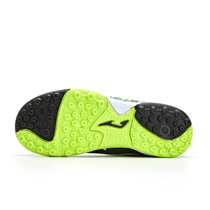 Children's spiked soccer shoes PROPULSION JR. - TF [Black/Green]