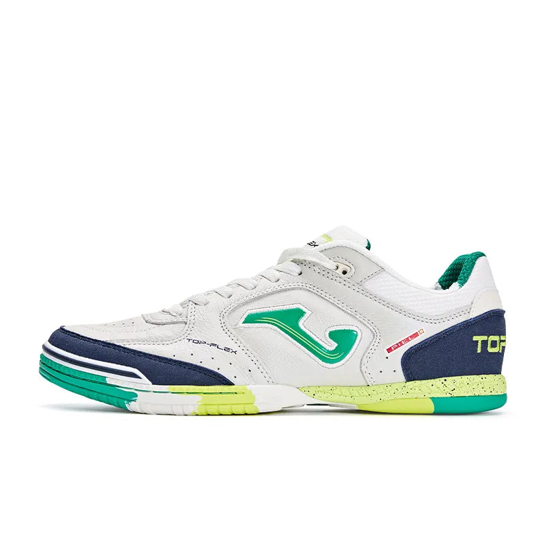 Futsal shoes TOP FLEX 2024 [white black light green]