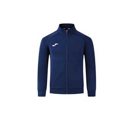 Children's knitted training jacket [navy blue/sky blue/sapphire blue/bright orange]