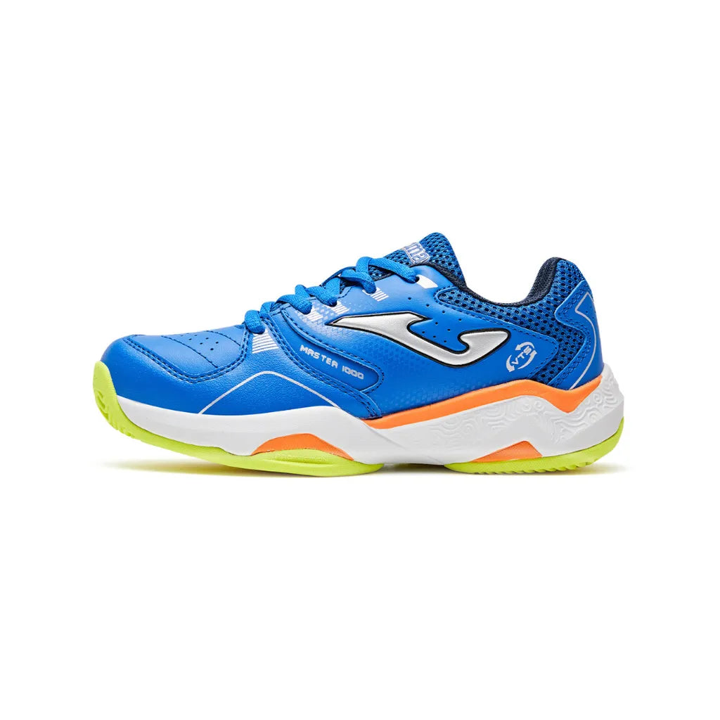 Kids' tennis shoes MASTER 1000 JR series [White/Blue]