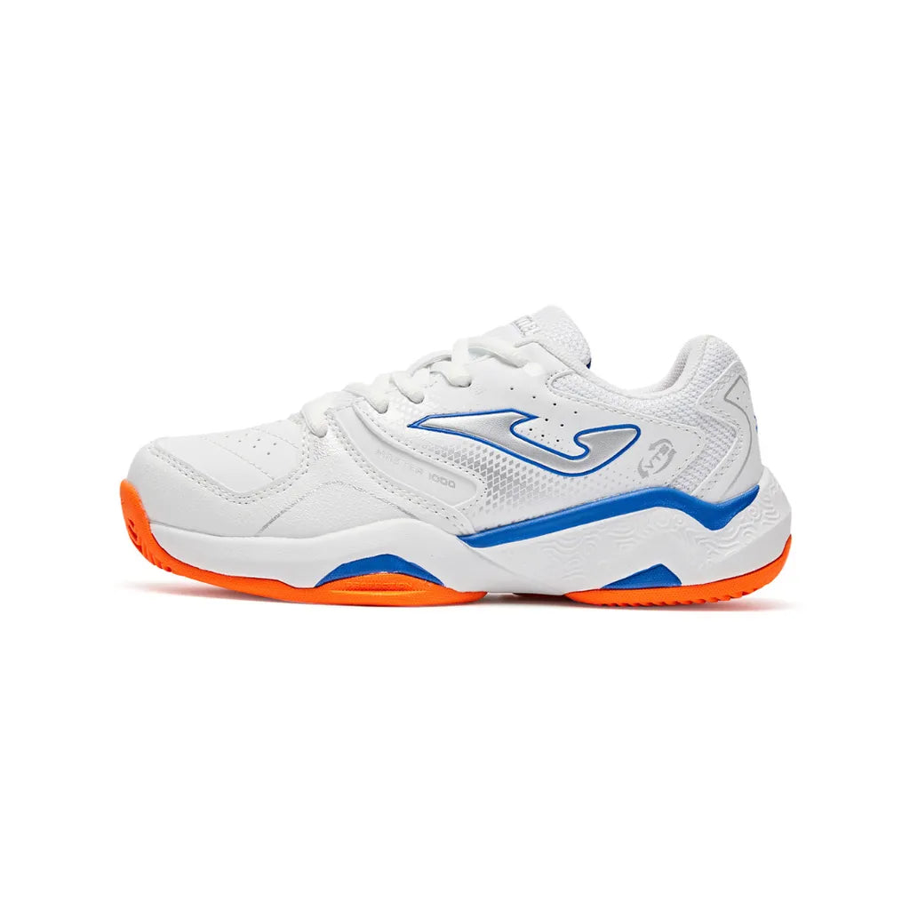 Kids' tennis shoes MASTER 1000 JR series [White/Blue]