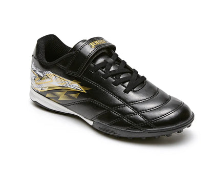 Children's TFARMOR football shoes with broken nails and Velcro [red and white/grass green/blue and yellow]