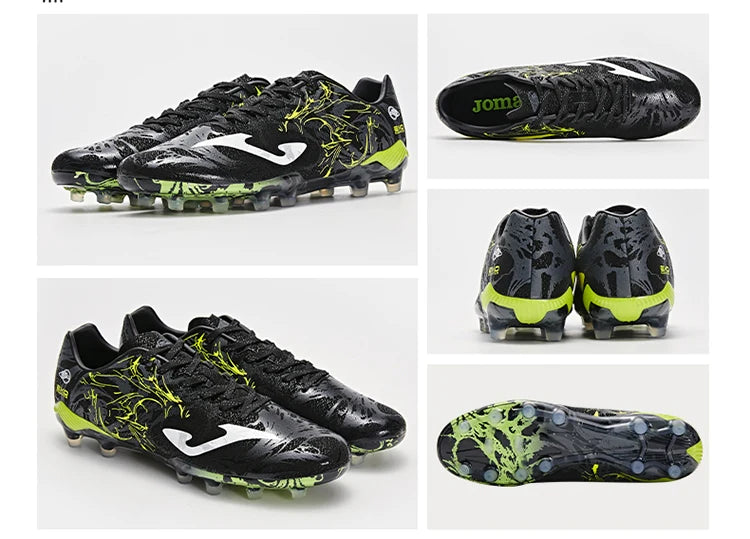 Men's soccer cleats FG ~ SUPER COPA series [Black/White]