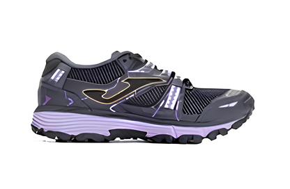 Women's Hiking Shoes SHOCK [Black and Purple]