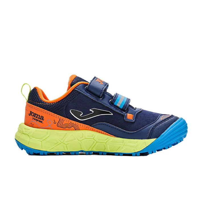 Kids' outdoor running shoes ~ ADVENTURE JR series [Black/Navy]