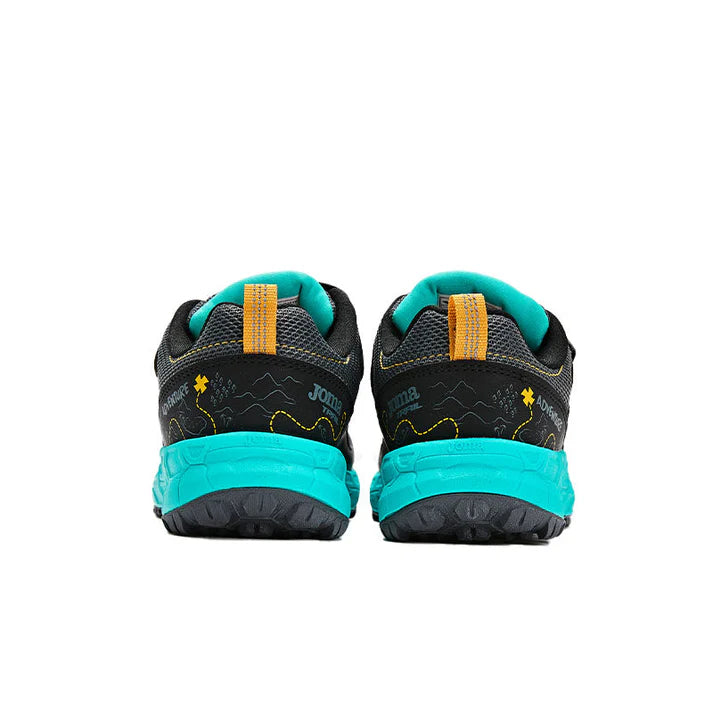 Kids' outdoor running shoes ~ ADVENTURE JR series [Black/Navy]