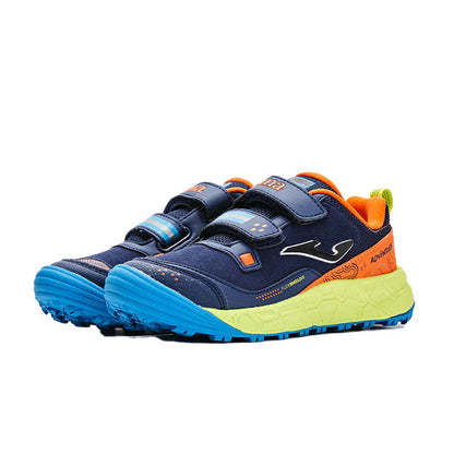 Kids' outdoor running shoes ~ ADVENTURE JR series [Black/Navy]