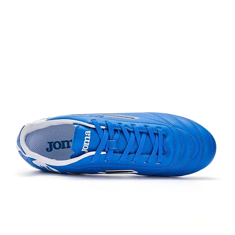 成人足球鞋 SPIN - AG 藍色