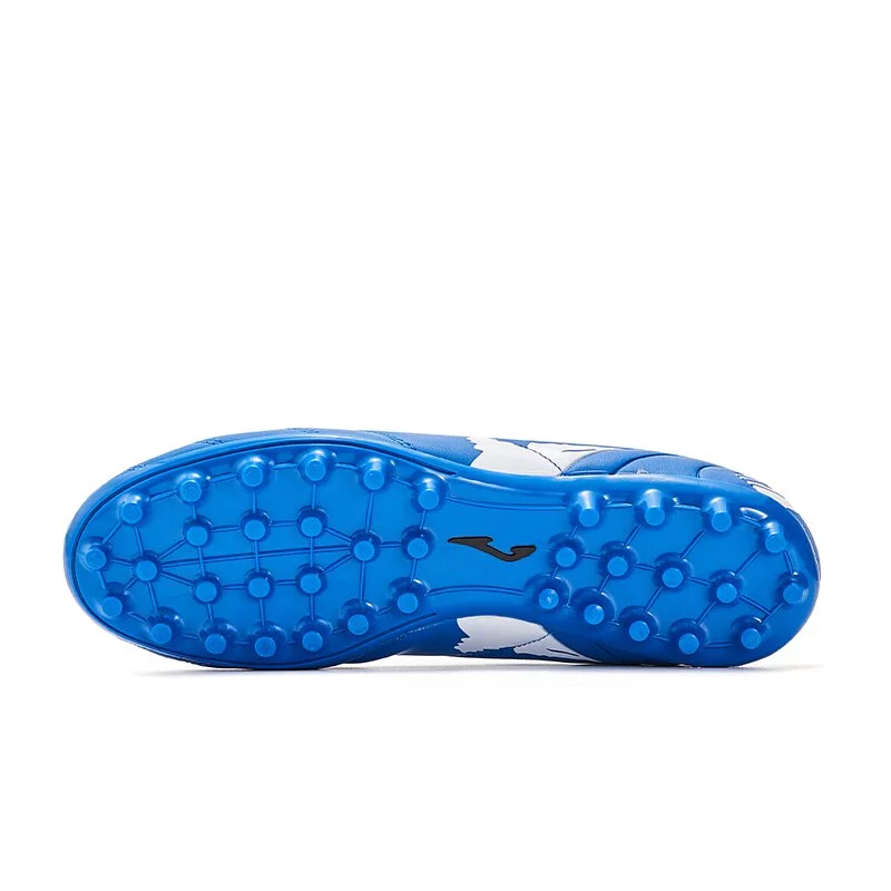 成人足球鞋 SPIN - AG 藍色