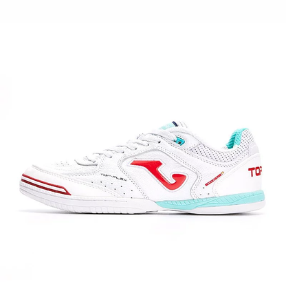 ADULT FUTSAL SHOES TOP FLEX - CONCRETE /INDOOR GROUND【White/Red】