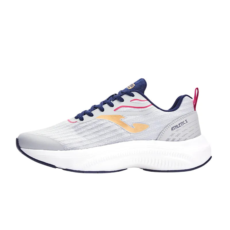 Women's Half Palm Carbon Plate Running Shoes ATHLETICX III [Gray Navy] 
