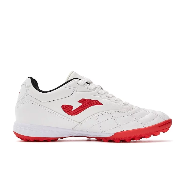 FOOTBALL BOOTS LIGA T1 - JUNIOR TF 【White and Red】